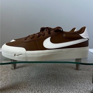 Nike Court Shot LT British Tan Soft Pearl Men’s 10 FQ8146-201 Sneakers
